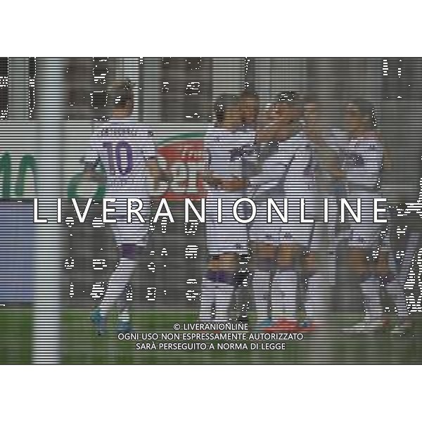 Atalanta-Fiorentina Coppa Italia Frecciarossa 2021/2022 Quarti di finale Bergamo, 10 Febbraio 2022 Nella foto: Krzysztof Piatek esulta dopo il gol su rigore dell\'1-0 Ph. Soli - Ag. Aldo Liverani /AGENZIA ALDO LIVERANI SAS