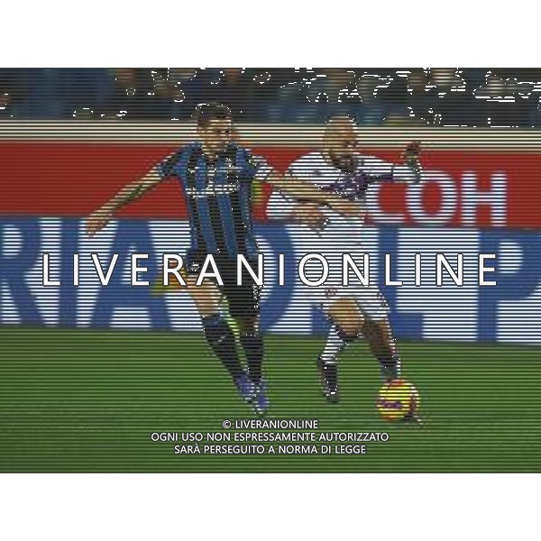 Atalanta-Fiorentina Coppa Italia Frecciarossa 2021/2022 Quarti di finale Bergamo, 10 Febbraio 2022 Nella foto: Remo Freuler e Riccardo Saponara Ph. Soli - Ag. Aldo Liverani/AGENZIA ALDO LIVERANI SAS