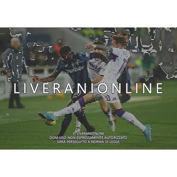Atalanta-Fiorentina Coppa Italia Frecciarossa 2021/2022 Quarti di finale Bergamo, 10 Febbraio 2022 Nella foto: Jeremie Boga e Gaetano Castrovilli Ph. Soli - Ag. Aldo Liverani/AGENZIA ALDO LIVERANI SAS