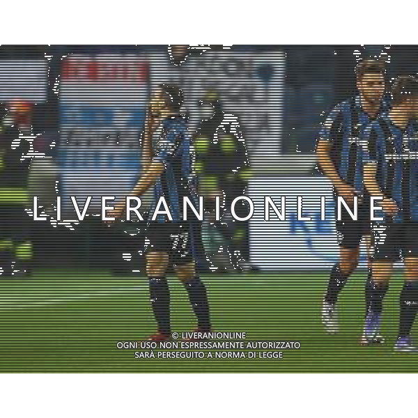 Atalanta-Fiorentina Coppa Italia Frecciarossa 2021/2022 Quarti di finale Bergamo, 10 Febbraio 2022 Nella foto: Davide Zappacosta esulta dopo il gol dell\'1-1 Ph. Soli - Ag. Aldo Liverani/AGENZIA ALDO LIVERANI SAS