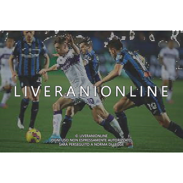 Atalanta-Fiorentina Coppa Italia Frecciarossa 2021/2022 Quarti di finale Bergamo, 10 Febbraio 2022 Nella foto: Krzysztof Piatek e Remo Freuler Ph. Soli - Ag. Aldo Liverani/AGENZIA ALDO LIVERANI SAS