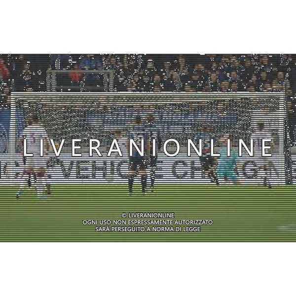 Atalanta-Fiorentina Coppa Italia Frecciarossa 2021/2022 Quarti di finale Bergamo, 10 Febbraio 2022 Nella foto: Krzysztof Piatek realizza il gol del 2-2 su rigore Ph. Soli - Ag. Aldo Liverani/AGENZIA ALDO LIVERANI SAS