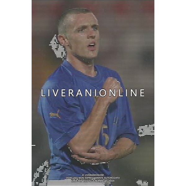 vicenza 07-10-2005 qualificazioni campionato europeo under 21 2004-06 Italia Slovenia nella foto Defendi Marino PH. Filippo Venezia-Ag.Aldo Liverani