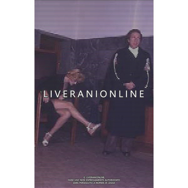 RETROSPETTIVA MINNIE MINOPRIO PSEUDONIMO DI VIRGINIA ANNE MINOPRIO ATTRICE NELLA FOTO MINNIE MINOPRIO CON MIKE BONGIORNO AG ALDO LIVERANI SAS 