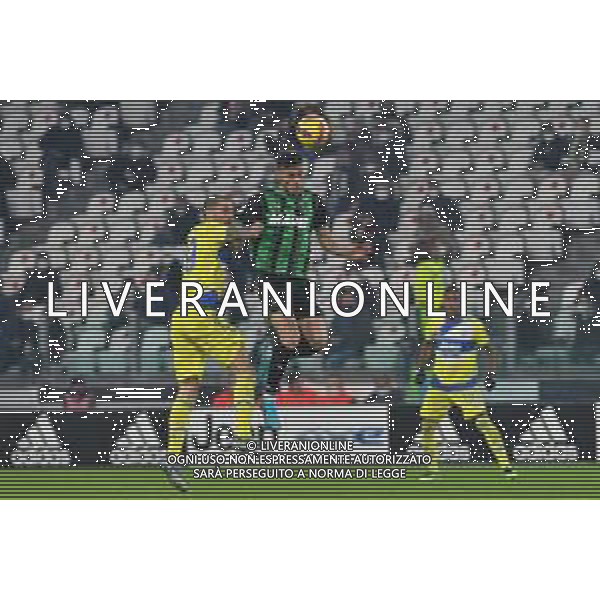 Torino 10.02.2022 Stadio Allianz Stadium ©Alessandro Falzone/Agenzia Aldo Liverani Juventus vs Sassuolo Coppa Italia Frecciarossa 2021/2022 Nella foto : BONUCCI LEONARDO E SCAMACCA GIANLUCA ©FALZONE/AGENZIA ALDO LIVERANI SAS