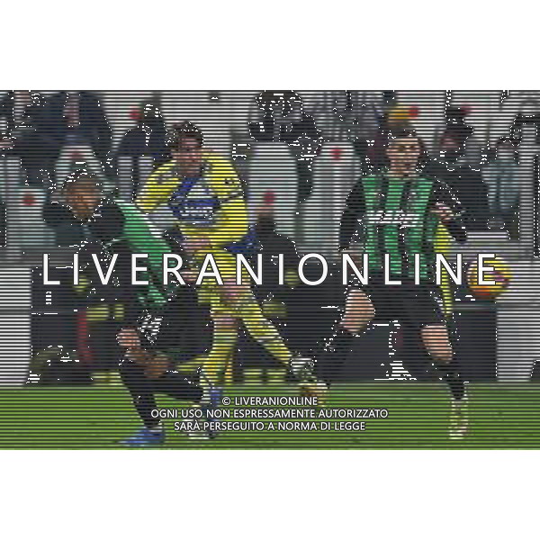 Torino 10.02.2022 Stadio Allianz Stadium ©Alessandro Falzone/Agenzia Aldo Liverani Juventus vs Sassuolo Coppa Italia Frecciarossa 2021/2022 Nella foto : GOL DI DUSAN VLAHOVIC ©FALZONE/AGENZIA ALDO LIVERANI SAS