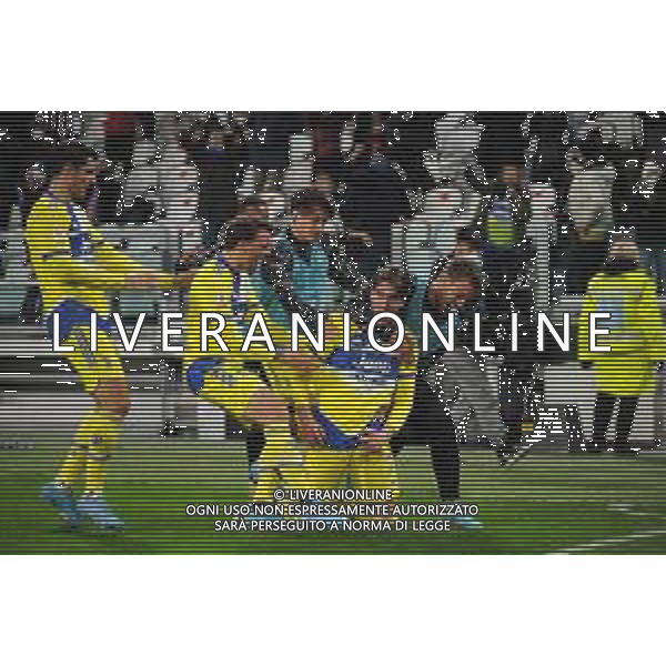 Torino 10.02.2022 Stadio Allianz Stadium ©Alessandro Falzone/Agenzia Aldo Liverani Juventus vs Sassuolo Coppa Italia Frecciarossa 2021/2022 Nella foto : esultanza juventus dopo il gol di dusan vlahovic ©FALZONE/AGENZIA ALDO LIVERANI SAS