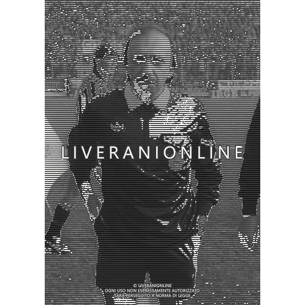 RETROSPETTIVA ARBITRO MASSIMO LENI NELLA FOTO L\'ARBITRO MASSIMO LENI NELL\'ANNO 1985-1986 AG ALDO LIVERANI SAS
