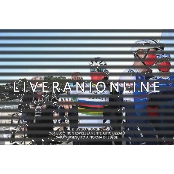 11-02-2022 Tour de la provence; Tappa 01 Istres - Saintes Marie, De La Mer; 2022, Quick Step - Alpha Vinyl; Alaphilippe, Julian; Istres; ©SIROTTI /AGENZIA ALDO LIVERANI SAS
