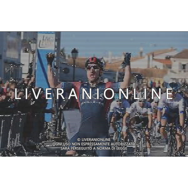11-02-2022 Tour de la provence; Tappa 01 Istres - Saintes Marie, De La Mer; 2022, Ineos - Grenadiers; Viviani, Elia; Saintes Maries De La Mer; ©SIROTTI /AGENZIA ALDO LIVERANI SAS ￼￼￼￼￼￼￼