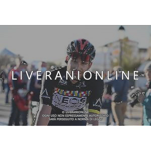 11-02-2022 Tour de la provence; Tappa 01 Istres - Saintes Marie, De La Mer; 2022, Ineos - Grenadiers; Ganna, Filippo; Saintes Maries De La Mer; ©SIROTTI /AGENZIA ALDO LIVERANI SAS ￼￼￼￼￼￼￼