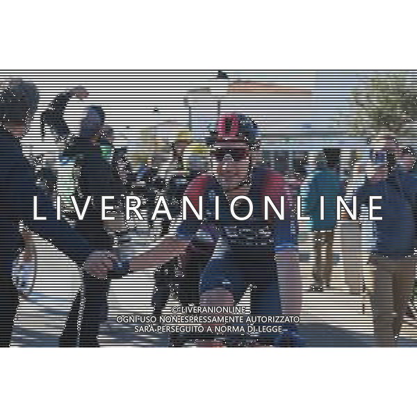 11-02-2022 Tour de la provence; Tappa 01 Istres - Saintes Marie, De La Mer; 2022, Ineos - Grenadiers; Viviani, Elia; Saintes Maries De La Mer; ©SIROTTI /AGENZIA ALDO LIVERANI SAS ￼￼￼￼￼￼￼