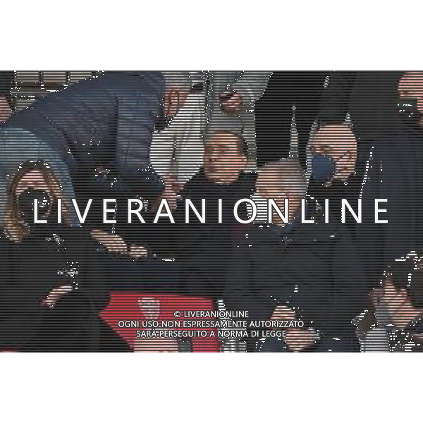 ¬© TVRG il presidente Silvio Berlusconi in tribuna con adriano galliani Monza vs Spal Campionato Serie BKT - 22a giornata Monza 12-02-2022 U-Power Stadium foto Roberto Garavaglia/ag. Aldo Liverani sas /AGENZIA ALDO LIVERANI SAS ￼￼￼￼￼￼￼