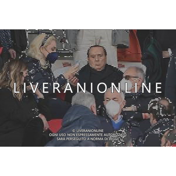 ¬© TVRG il presidente Silvio Berlusconi in tribuna con la fidanzata Marta Fascina Monza vs Spal Campionato Serie BKT - 22a giornata Monza 12-02-2022 U-Power Stadium foto Roberto Garavaglia/ag. Aldo Liverani sas /AGENZIA ALDO LIVERANI SAS ￼￼￼￼￼￼￼