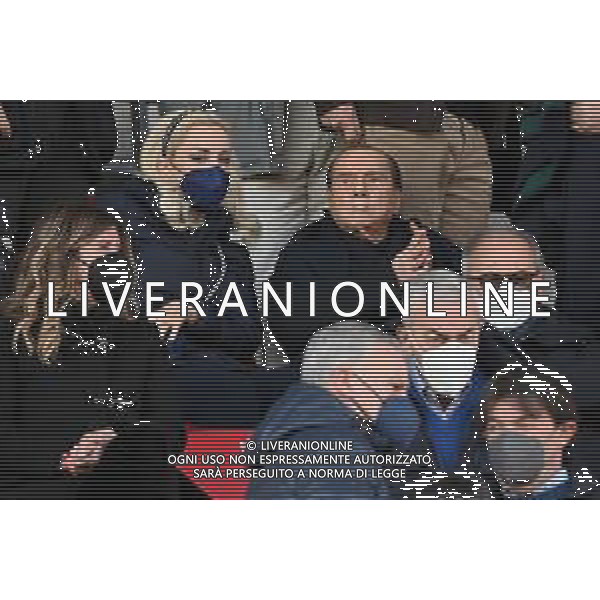 ¬© TVRG il presidente Silvio Berlusconi in tribuna con la fidanzata Marta Fascina Monza vs Spal Campionato Serie BKT - 22a giornata Monza 12-02-2022 U-Power Stadium foto Roberto Garavaglia/ag. Aldo Liverani sas /AGENZIA ALDO LIVERANI SAS ￼￼￼￼￼￼￼