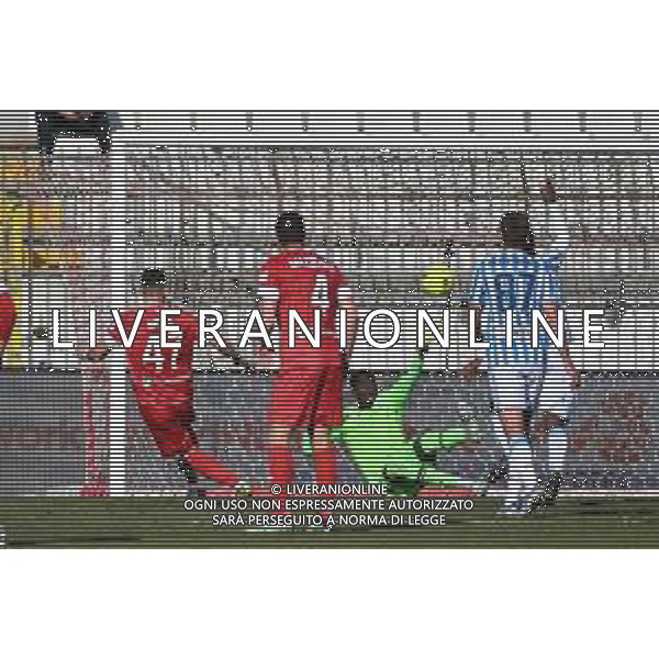 ¬© TVRG Dany Mota Carvalho (Monza) segna il gol dell\'1 a 0 Monza vs Spal Campionato Serie BKT - 22a giornata Monza 12-02-2022 U-Power Stadium foto Roberto Garavaglia/ag. Aldo Liverani sas /AGENZIA ALDO LIVERANI SAS