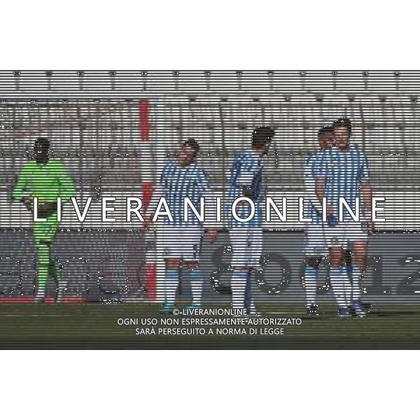 © TVRG delusione Spal dopo il gol dell\'1 a 0 Monza Monza vs Spal Campionato Serie BKT - 22a giornata Monza 12-02-2022 U-Power Stadium foto Roberto Garavaglia/ag. Aldo Liverani sas /AGENZIA ALDO LIVERANI SAS ￼￼￼￼￼￼￼