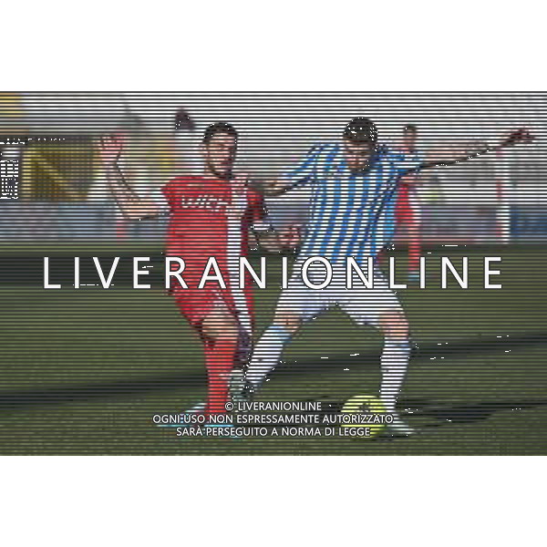 © TVRG Pedro Pereira (Monza) e Raffaele Celia (Spal) Monza vs Spal Campionato Serie BKT - 22a giornata Monza 12-02-2022 U-Power Stadium foto Roberto Garavaglia/ag. Aldo Liverani sas /AGENZIA ALDO LIVERANI SAS