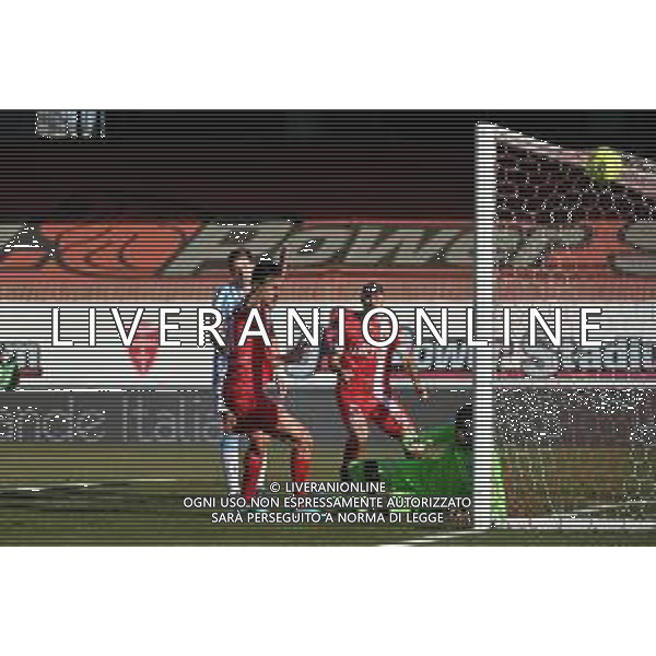 ¬© TVRG Mario Sampirisi (Monza) segna il gol del 2 a 0 Monza vs Spal Campionato Serie BKT - 22a giornata Monza 12-02-2022 U-Power Stadium foto Roberto Garavaglia/ag. Aldo Liverani sas /AGENZIA ALDO LIVERANI SAS