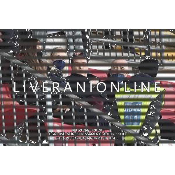 ¬© TVRG il presidente Silvio Berlusconi in tribuna con la fidanzata Marta Fascina e Adriano Galliani Monza vs Spal Campionato Serie BKT - 22a giornata Monza 12-02-2022 U-Power Stadium foto Roberto Garavaglia/ag. Aldo Liverani sas /AGENZIA ALDO LIVERANI SAS