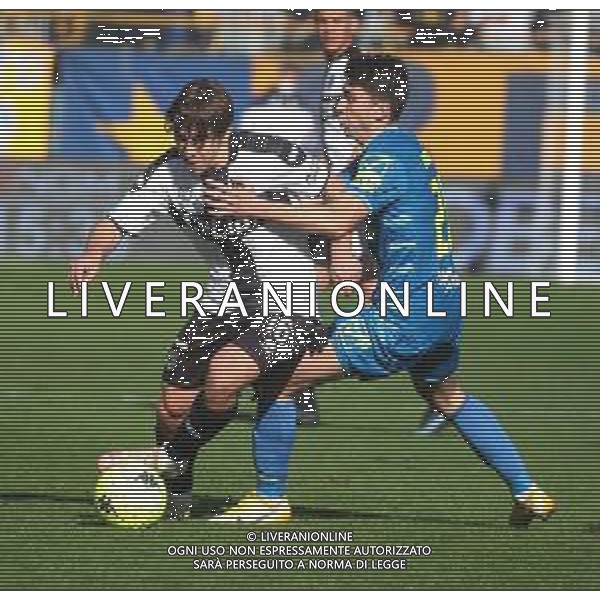 PARMA - PORDENONE CAMPIONATO CALCIO SERIE BKT 12.02.2022 NELLA FOTO ADRIAN BERNABE\' E CAMBIAGHI NICOLO\' ©SANTANDREA/AGENZIA ALDO LIVERANI SAS
