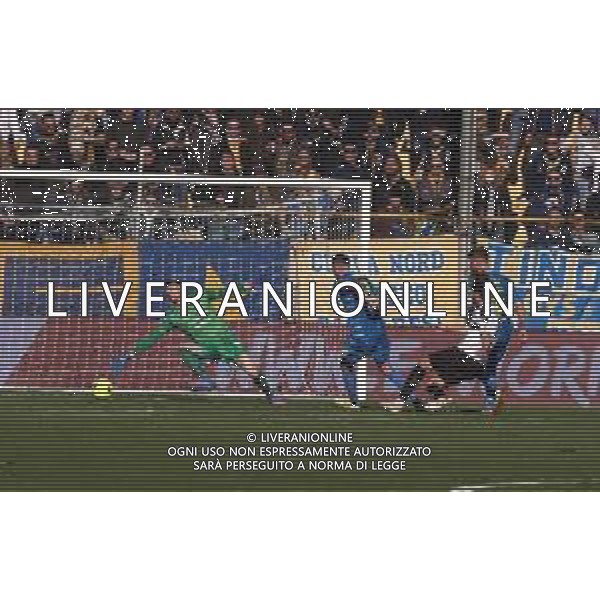 PARMA - PORDENONE CAMPIONATO CALCIO SERIE BKT 12.02.2022 NELLA FOTO IL GOL DI FRANCO VAZQUEZ ©SANTANDREA/AGENZIA ALDO LIVERANI SAS