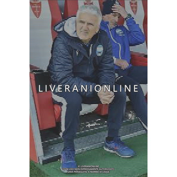 ¬© TVRG Roberto Venturato allenatore Spal in panchina Monza vs Spal Campionato Serie BKT - 22a giornata Monza 12-02-2022 U-Power Stadium foto Roberto Garavaglia/ag. Aldo Liverani sas /AGENZIA ALDO LIVERANI SAS