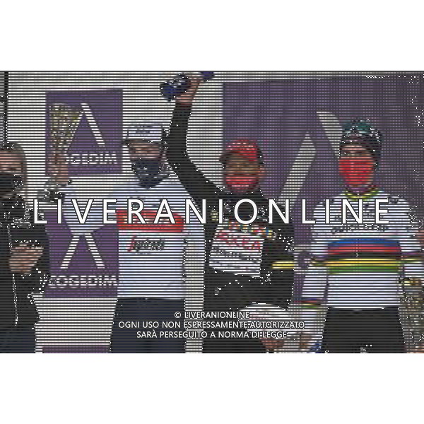 13-02-2022 Tour De La Provence; Tappa 03 Manosque - Montagne De Lure; 2022, Arkea - Samsic; 2022, Quick Step - Alpha Vinyl; Quintana Rojas Nairo, Alexander; Skjelmose Jensen, Mattias; Alaphilippe, Julian; Montagne De Lure; ©SIROTTI/AGENZIA ALDO LIVERANI SAS