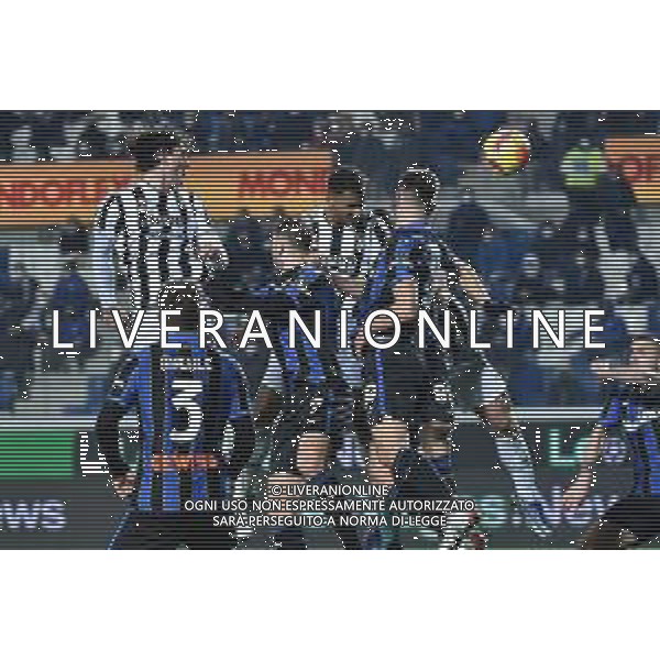 Danilo (Juventus) segna il gol dell\'1 a 1 Atalanta vs Juventus Campionato Serie A TIM - 25a giornata Bergamo 13-02-2022 Gewiss Stadium - Stadio Atleti Azzurri d\'Italia foto Roberto Garavaglia/ag. Aldo Liverani sas