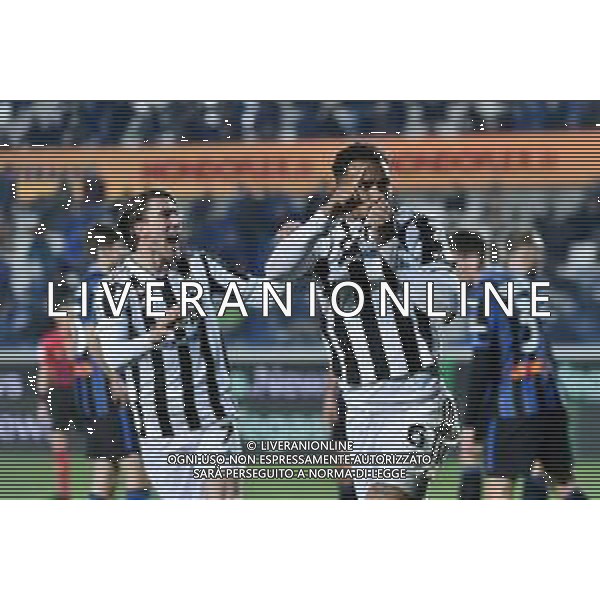 esultanza Danilo (Juventus) dopo il gol dell\'1 a 1 Atalanta vs Juventus Campionato Serie A TIM - 25a giornata Bergamo 13-02-2022 Gewiss Stadium - Stadio Atleti Azzurri d\'Italia foto Roberto Garavaglia/ag. Aldo Liverani sas
