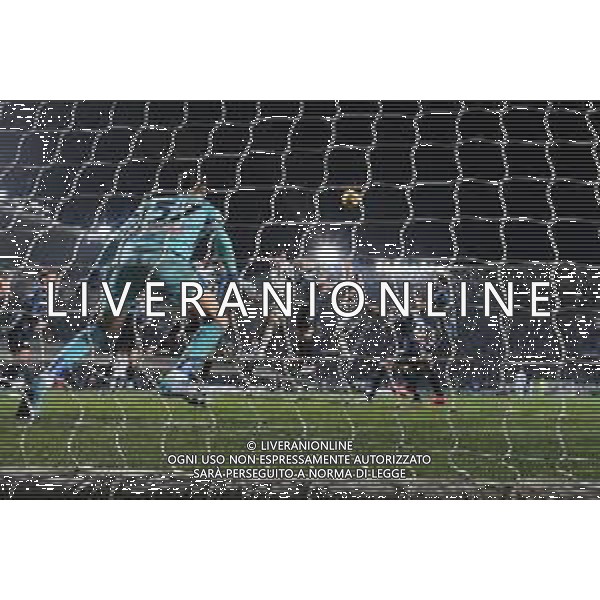 Danilo (Juventus) segna il gol dell\'1 a 1 Atalanta vs Juventus Campionato Serie A TIM - 25a giornata Bergamo 13-02-2022 Gewiss Stadium - Stadio Atleti Azzurri d\'Italia foto Roberto Garavaglia/ag. Aldo Liverani sas