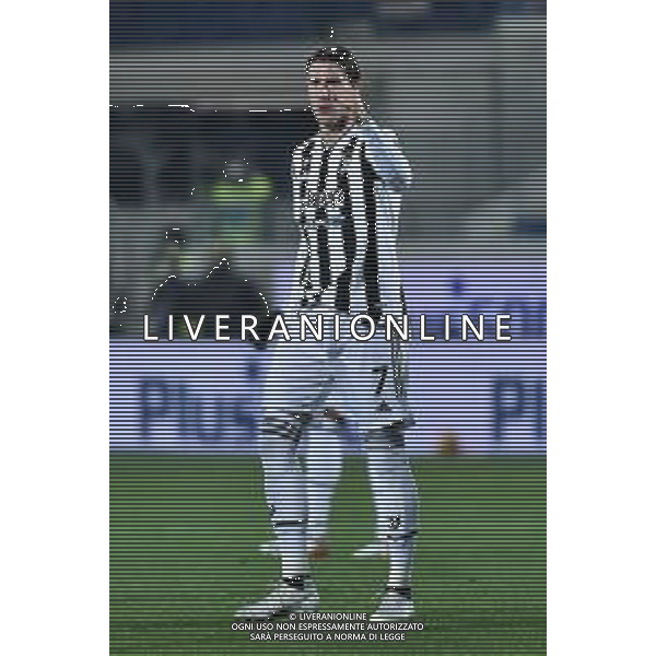 Dusan Vlahovic (Juventus) Atalanta vs Juventus Campionato Serie A TIM - 25a giornata Bergamo 13-02-2022 Gewiss Stadium - Stadio Atleti Azzurri d\'Italia foto Roberto Garavaglia/ag. Aldo Liverani sas/AGENZIA ALDO LIVERANI SAS
