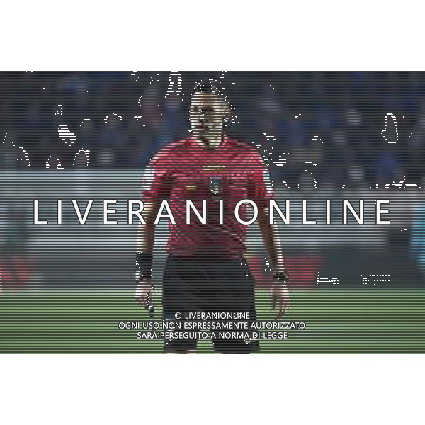 l\'arbitro Maurizio Mariani di Aprilia (RM) Atalanta vs Juventus Campionato Serie A TIM - 25a giornata Bergamo 13-02-2022 Gewiss Stadium - Stadio Atleti Azzurri d\'Italia foto Roberto Garavaglia/ag. Aldo Liverani sas/AGENZIA ALDO LIVERANI SAS