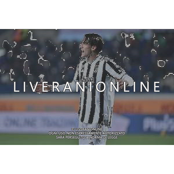 Dusan Vlahovic (Juventus) Atalanta vs Juventus Campionato Serie A TIM - 25a giornata Bergamo 13-02-2022 Gewiss Stadium - Stadio Atleti Azzurri d\'Italia foto Roberto Garavaglia/ag. Aldo Liverani sas/AGENZIA ALDO LIVERANI SAS