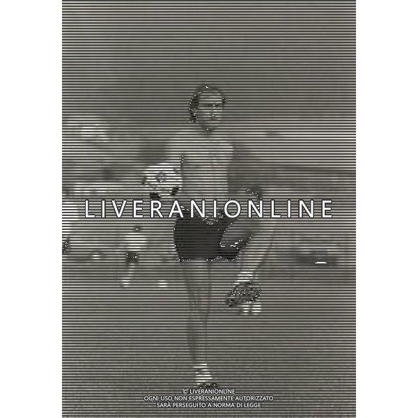 1983 ALLENAMENTO ROMA CALCIO RITIRO ESTIVO NELLA FOTO FRANCESCO GRAZIANI AG ALDO LIVERANI SAS