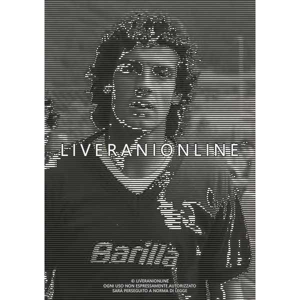 1983 ALLENAMENTO ROMA CALCIO RITIRO ESTIVO NELLA FOTO PAOLO ALBERTO FACCINI AG ALDO LIVERANI SAS