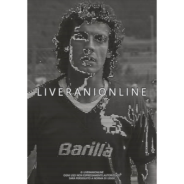 1983 ALLENAMENTO ROMA CALCIO RITIRO ESTIVO NELLA FOTO PAOLO ALBERTO FACCINI AG ALDO LIVERANI SAS