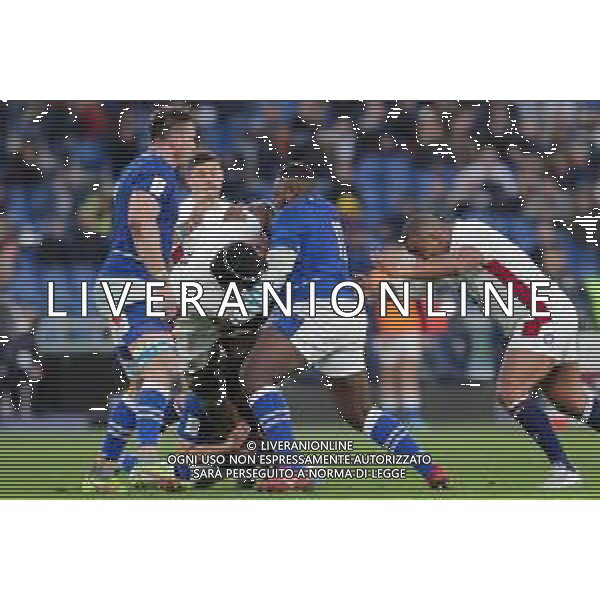 Luigi Mariani/LMedia - 2022 Six Nations - Italy vs England - Rugby Six Nations match February 13 2022 - Olimpico stadium Rome, Italy 2022 Six Nations - Italy vs England Photo showing: Maro Itoje (England) vs Cherif Traore (Italy) @Luigi Mariani/LiveMedia /AGENZIA ALDO LIVERANI SAS
