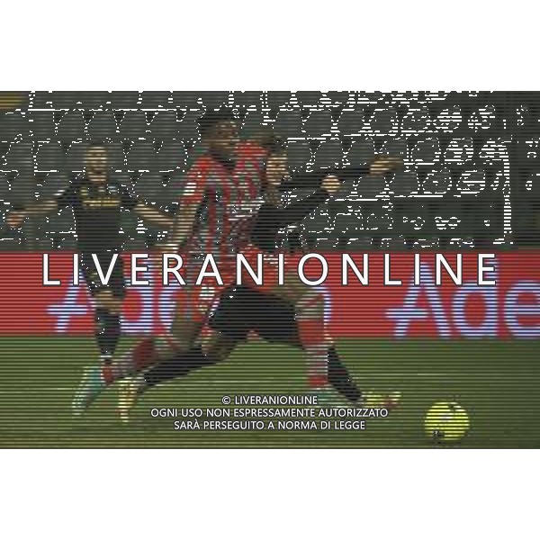 Okoli Caleb of US CREMONESE compete for the ball with Adrian Benedyczak of PARMA CALCIO AG ALDO LIVERANI SAS