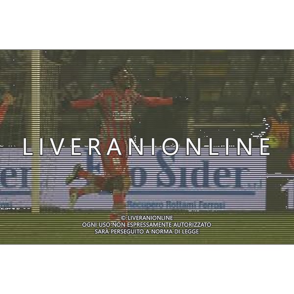 15-02-2022 cremona campionato di calcio serie b cremonese parma nella foto diomande yan gondo esulta ag aldo liverani sas-lmedia