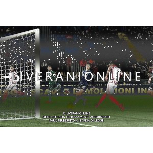 Gabriele Masotti/LMedia - AC Pisa vs LR Vicenza - Italian soccer Serie B match 2021/2022 February 15 2022 - Arena Garibaldi Pisa, Italy AC Pisa vs LR Vicenza Photo showing: Davide Djily Diaw (Vicenza) scores the goal of 0-2 @Gabriele Masotti/LiveMedia /AGENZIA ALDO LIVERANI SAS