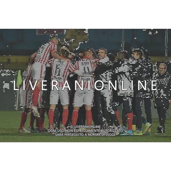 Gabriele Masotti/LMedia - AC Pisa vs LR Vicenza - Italian soccer Serie B match 2021/2022 February 15 2022 - Arena Garibaldi Pisa, Italy AC Pisa vs LR Vicenza Photo showing: Players of Vicenza celebrate - esultanza @Gabriele Masotti/LiveMedia /AGENZIA ALDO LIVERANI SAS