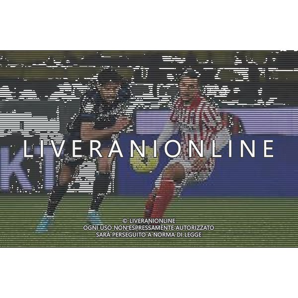 Gabriele Masotti/LMedia - AC Pisa vs LR Vicenza - Italian soccer Serie B match 2021/2022 February 15 2022 - Arena Garibaldi Pisa, Italy AC Pisa vs LR Vicenza Photo showing: Yonatan Cohen (Pisa) and Michele Cavion (Vicenza) @Gabriele Masotti/LiveMedia /AGENZIA ALDO LIVERANI SAS