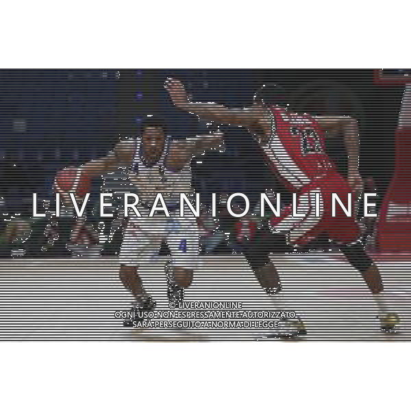 PESARO - Legabasket Frecciarossa Finaleight 2022 - Coppa Italia Olimpia Milano - Dinamo Sassari 16/02/2022 nella foto: robinson Gerald(Banco di Sardegna Sassari) ©Claudio Zamagni/Agenzia Aldo Liverani