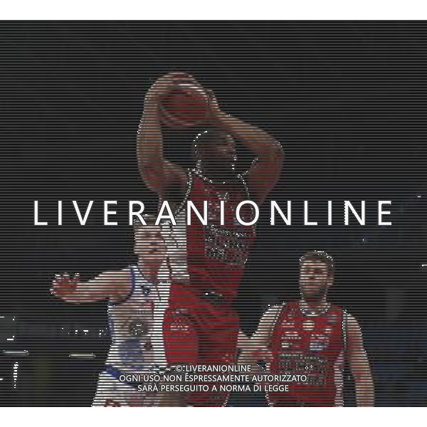 PESARO - Legabasket Frecciarossa Finaleight 2022 - Coppa Italia Olimpia Milano - Dinamo Sassari 16/02/2022 nella foto: Hines Kyle(AX Armani Exchanghe Olimpia Milano) ©Claudio Zamagni/Agenzia Aldo Liverani