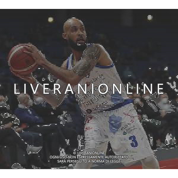 PESARO - Legabasket Frecciarossa Finaleight 2022 - Coppa Italia Olimpia Milano - Dinamo Sassari 16/02/2022 nella foto: Logan David(Banco di Sardegna Sassari) ©Claudio Zamagni/Agenzia Aldo Liverani