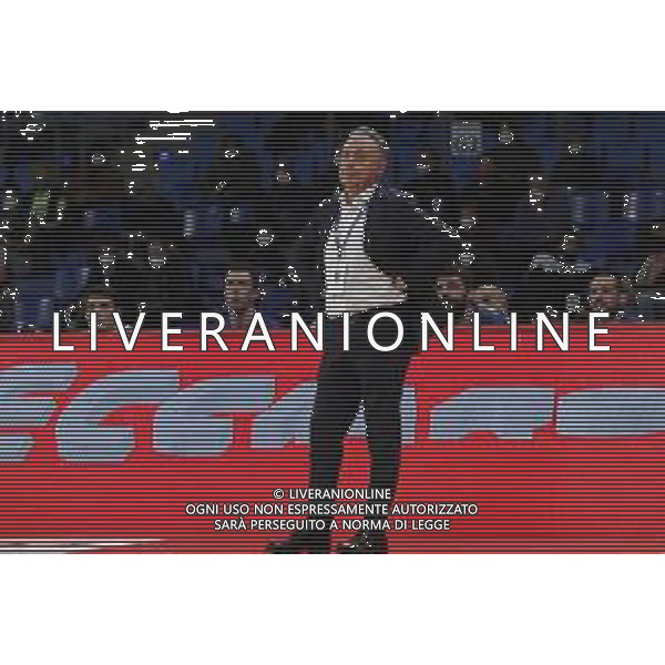 PESARO - Legabasket Frecciarossa Finaleight 2022 - Coppa Italia Olimpia Milano - Dinamo Sassari 16/02/2022 nella foto: mister piero bucchi ©Claudio Zamagni/Agenzia Aldo Liverani /AGENZIA ALDO LIVERANI SAS