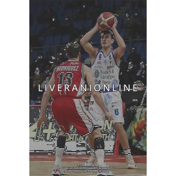 PESARO - Legabasket Frecciarossa Finaleight 2022 - Coppa Italia Olimpia Milano - Dinamo Sassari 16/02/2022 nella foto: Kruslin Filip(Banco di Sardegna Sassari) ©Claudio Zamagni/Agenzia Aldo Liverani /AGENZIA ALDO LIVERANI SAS