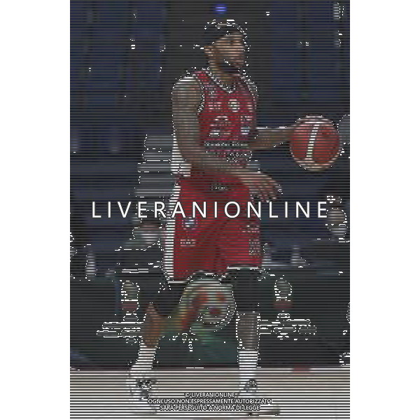 PESARO - Legabasket Frecciarossa Finaleight 2022 - Coppa Italia Olimpia Milano - Dinamo Sassari 16/02/2022 nella foto: Delaney Malcom(AX Armani Exchanghe Olimpia Milano) ©Claudio Zamagni/Agenzia Aldo Liverani /AGENZIA ALDO LIVERANI SAS