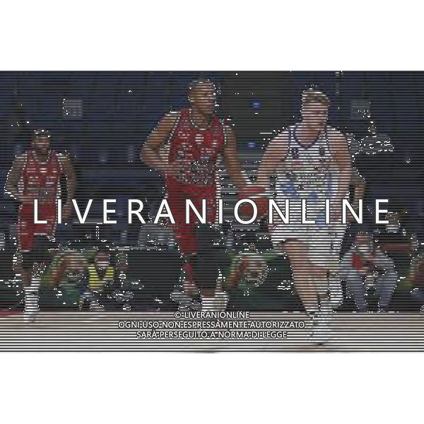PESARO - Legabasket Frecciarossa Finaleight 2022 - Coppa Italia Olimpia Milano - Dinamo Sassari 16/02/2022 nella foto: Hall Devon(AX Armani Exchanghe Olimpia Milano) ©Claudio Zamagni/Agenzia Aldo Liverani /AGENZIA ALDO LIVERANI SAS